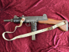 UZI with wooden stock and adapter for practice ammunition in EU DECO