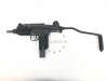 Especial EU DECO sin seguro MINI UZI con pestillo a la izquierda y carril Picatinny.