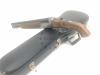 Dubbelloops afgezaagde hagelgeweer / coach gun in vioolkoffer.