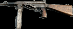 Correct volgens EU DECO regels onklaar gemaakte Britse Sten MK V 9mm machinegeweer