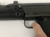 UZI proprement désactivé avec réplique de silencieux, conforme aux spécifications de l'UE et accompagné d'un certificat.