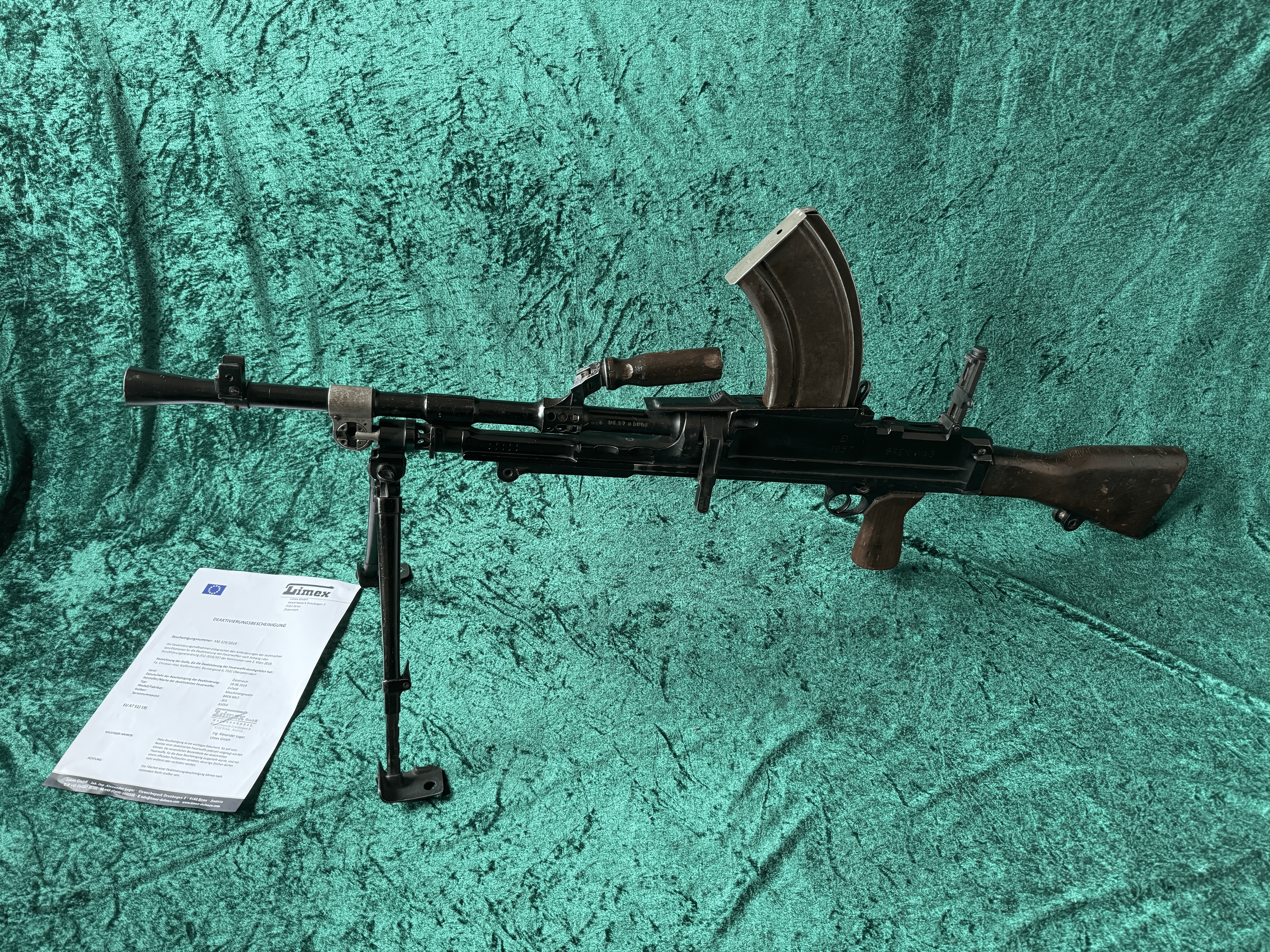 Bren MK III con valvola mobile e grilletto mobile in EU DECO.